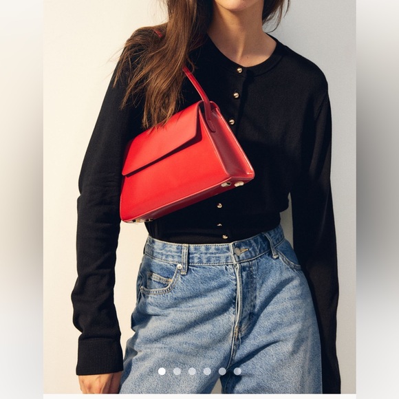 Zara jeans High waisted mid rise full length Zara blue jeans s. 42 brand new - Picture 3 of 13